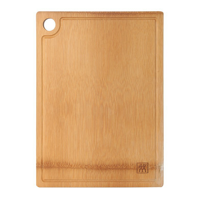 双立人ZWILLING 家用厨房刀具两件套 中片刀红黑-整竹砧板 Now S中片刀砧板两件套 ZW-K201/54380-007-722