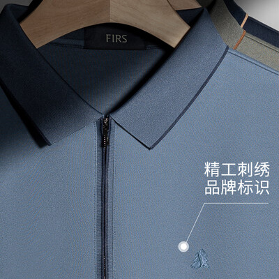 杉拉链门襟T恤男款春秋商务舒适棉质长袖评测说真相(杉拉链门襟T恤男款春秋商务舒适棉质长袖怎么样)-图片5