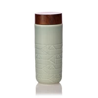 乾唐轩 点石成金 (横式纹)随身杯 330ml （双层）