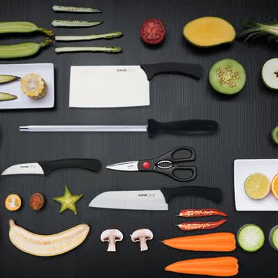 苏泊尔（SUPOR） 利刃系列六件套/黑 T0824-2