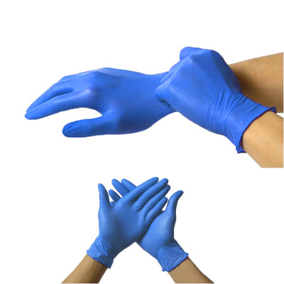 爱马斯（AMMEX）   爱马斯 AEX APFGWCHD一次性丁腈手套橡胶乳胶实验室医生牙科手术  蓝色加厚型丁腈手套 天蓝色
