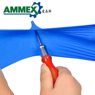 爱马斯（AMMEX）   爱马斯 AMMEX XNFST 一次性耐用型丁腈手套防酸碱耐油化工实验室食品加工耐磨橡胶手套100只深蓝 深蓝色