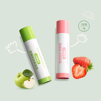 【官方旗舰店】青蛙王子 儿童婴儿润唇膏 保湿护唇 草莓+苹果味 共2支 京东6.9元 （需用券）