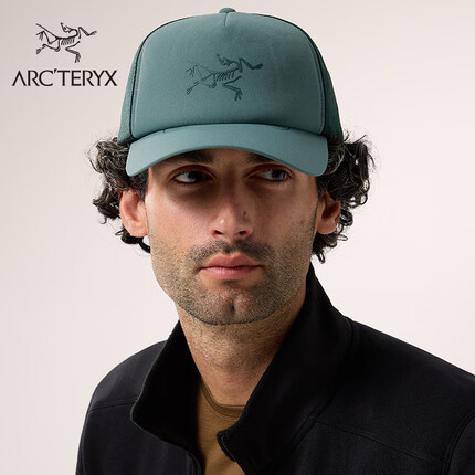 ARC’TERYX始祖鸟 BIRD TRUCKER 透气 男女同款 弯檐帽 Boxcar/Pytheas/灰绿/苍郁绿