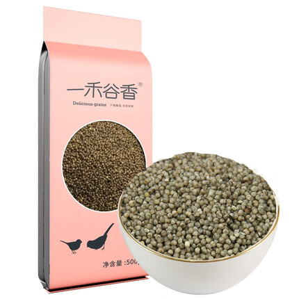 一禾谷香 黑小米500g 五谷杂粮粗粮东北农家黑色小米月子米粥米