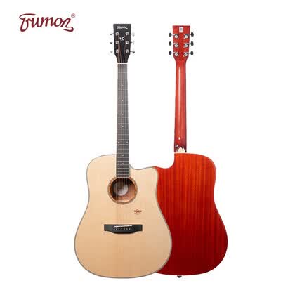 trumon楚门TF05（Trumon）民谣吉他新手初学者入门41学生男女自学木吉它 DC05丨41寸 缺角