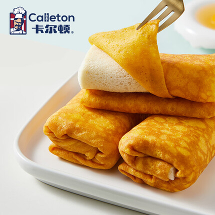 卡尔顿（Calleton）蛋皮吐司420g整箱装学生面包早餐零食糕点网红午后小吃蛋糕食品 蛋皮吐司420g*2箱