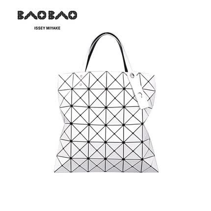 Issey Miyake三宅一生 女包 白色PVC六格手提单肩包 白色 BB36 AG053