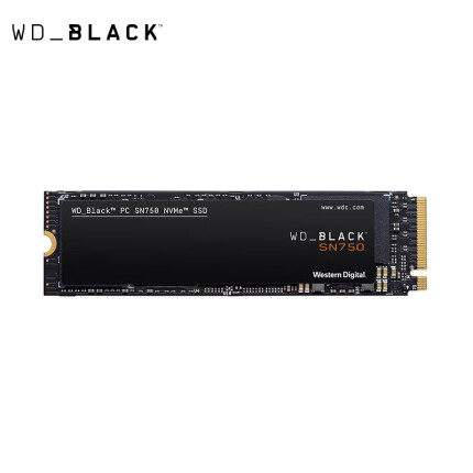 西部数据M.2 PCIE 3.0 X4 NVME SSD固态硬盘WD BLACK SN750 