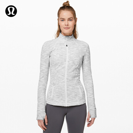 lululemon 丨Define 女士运动夹克 *Luon LW4AWDS 灰白色 S/6