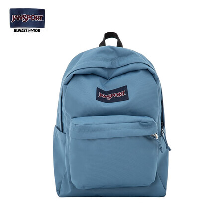 JANSPORT杰斯伯双肩包女男26L隔层背包学生防泼水书包4QUE EW5 远峰蓝(23年新款)