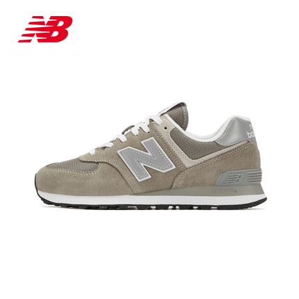 NEW BALANCE NB男鞋女鞋574系列经典舒适百搭复古拼接休闲运动鞋 灰色 ML574EVG 40.5(脚长25.5cm)