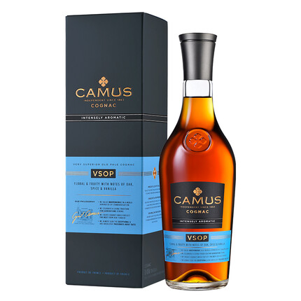 卡慕（CAMUS）VSOP醇酿升级版 1000ml 法国原装进口 干邑白兰地 洋酒