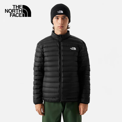 The North Face北面羽绒服男户外轻薄羽绒外套23秋新83ON JK3/黑色 L