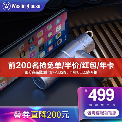 西屋（Westinghouse） 美国西屋筋膜枪按摩器锤腿部mini颈膜枪口袋小型迷你电动冲击仪 砖贵款MA11A【升级优选大电量】