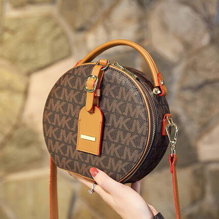 摩登密码复古小圆包包包女包单肩包斜挎包手提包女包 字母款