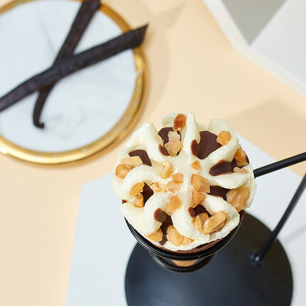 美怡乐花心王子甜筒冰淇淋脆筒雪糕香芋香草榴莲巧克力味组合65g*20支 香草味20支