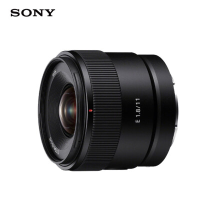 索尼（SONY）E 11mm F1.8 超广角定焦镜头 小巧轻便 Vlog随心记录 (SEL11F18)