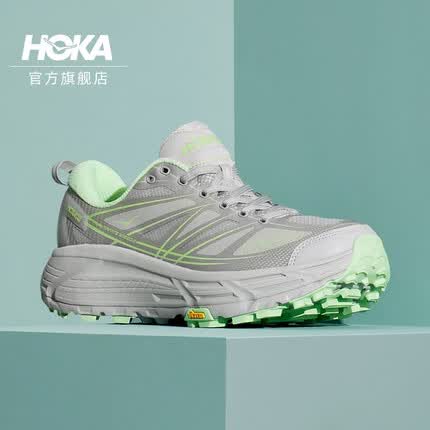 HOKA ONE ONE 男女款飞速马法特2运动休闲鞋Mafate Speed 2耐磨减震透气 水星灰 / 雾灰 43/275mm