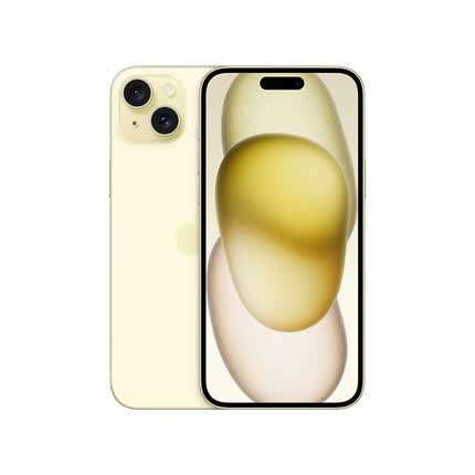 Apple iPhone 15 Plus A3096 256GB 黄色支持移动联通电信5G 双卡双待手机