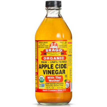 美国进口 白哥哥Bragg organic apple cider vinegar 布拉格苹果醋浓浆473ml 水果醋沙拉调味饮料
