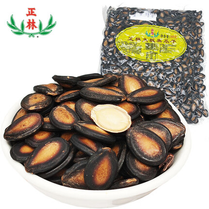 正林 大板黑瓜子809g/袋西瓜子休闲食品坚果炒货