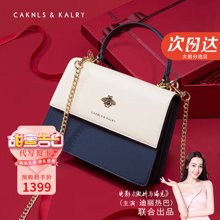 CAKNLS KALRY CK轻奢包包女包单肩包女士手提包七夕情人节生日礼物送女友老婆 CK-702米白色 纪念日生日礼物送女友老婆礼盒装