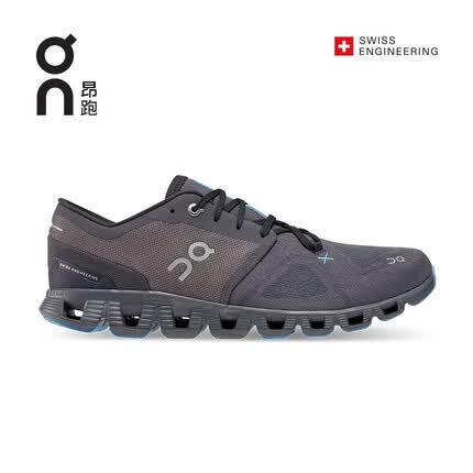 On昂跑 Cloud X 3 全新一代综合体能训练男款运动鞋 日食黑/磁石灰 43