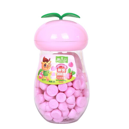 朗小贝海藻糖溶豆益生菌溶豆豆 星星溶豆溶朵脆 入口即化小零食 溶溶豆-火龙果味20g