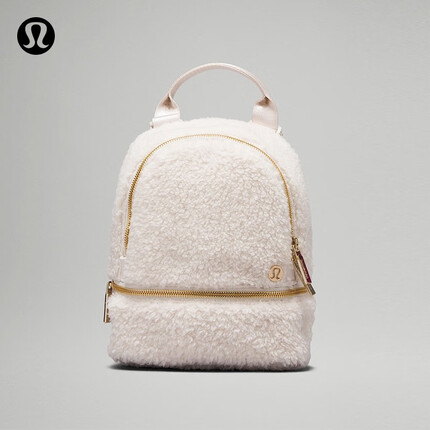 lululemon丨City Adventurer 女士拉绒背包 *Micro LW9EQWS 白色蛋白石/金色 O/S
