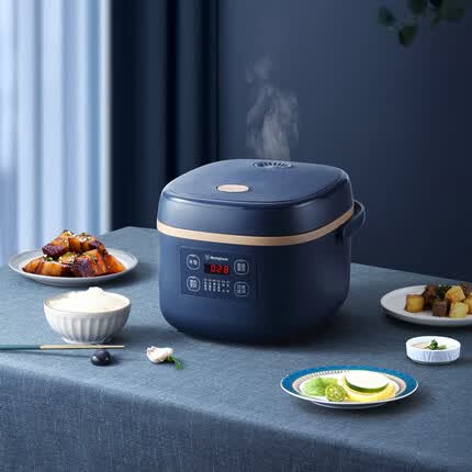 西屋(Westinghouse) 电饭煲电饭锅5L6层加厚不粘内胆前置大屏面板杂粮养生饭多功能家用 星空蓝