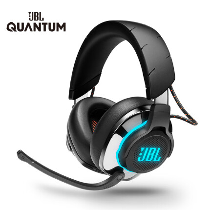 JBL QUANTUM800 头戴式游戏耳机主动降噪蓝牙耳机耳麦电竞耳机7.1声道 吃鸡耳麦 黑色