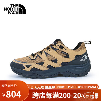 The North Face23秋冬新款北面徒步鞋男鞋户外轻便耐磨防水透气登山鞋徒步鞋818Q YW2 10/43