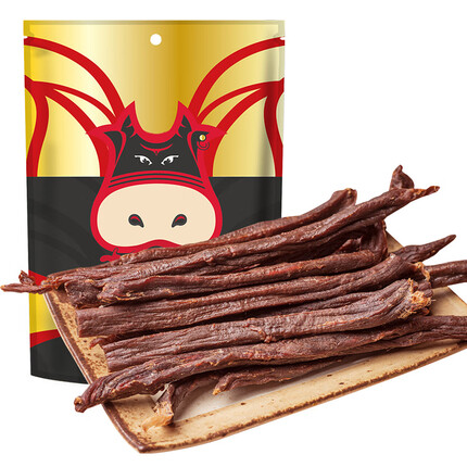 科尔沁超干手撕风干牛肉干68g原味休闲零食肉干肉脯能量小吃内蒙古特产