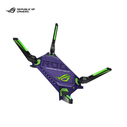 华硕ROG GT-AX6000无线路由器千兆全屋WiFi6/双频6000M电竞路由器/双2.5G口/红蜘蛛/EVA路由器