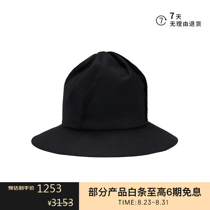 YOHJI YAMAMOTO 女士编织帽YV-H01-190-02-2 黑色UNI
