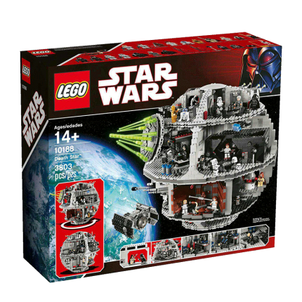 乐高（LEGO）星战系列 星球大战 拼装 儿童玩具 男孩积木 拼插 10188 死星