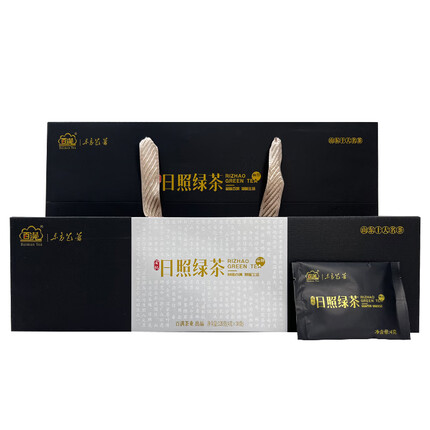 日照绿茶茶叶2023年新茶清香型豆香有机绿茶特级东方芭蕾礼盒120g山东特产