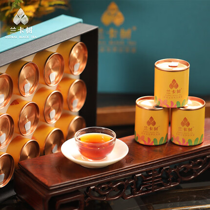 兰卡树 斯里兰卡进口小罐茶礼盒装180g茶叶饮品送礼套装