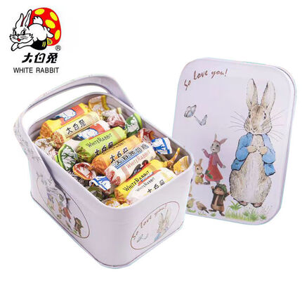 大白兔 混合口味奶糖礼盒装120g糖果 结婚喜糖伴手礼 零食 礼物送女友