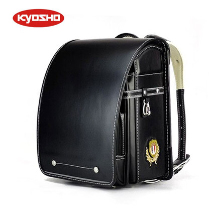 京商（Kyosho）日本小学生书包护脊儿童日式双肩包男孩女童减负16 纯黑色