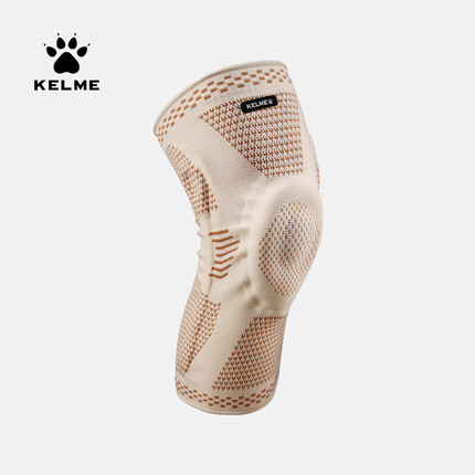 KELME/卡尔美护膝男夏季篮球足球训练护膝健身装备专业运动护具 肤色 S
