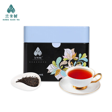兰卡树斯里兰卡进口原味锡兰红茶欧洲英式下午茶叶饮品送礼100g罐装