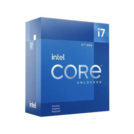 Intel 12代酷睿i7 台式机处理器CPU 12核心20线程 Corei7-12700KF