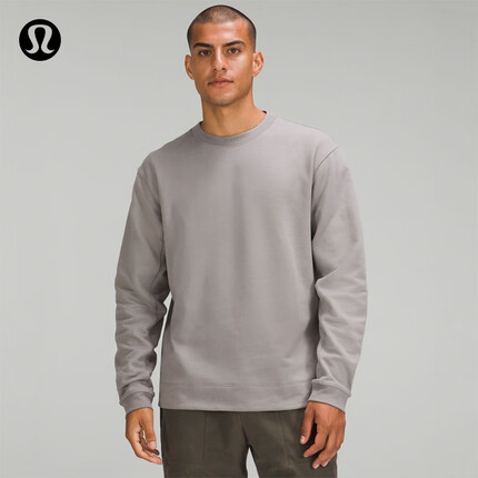 lululemon 丨French Terry 男士圆领卫衣 *宽松款 LM3DF8S 海鸥灰 S