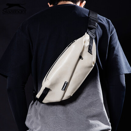 史莱辛格（Slazenger）潮流斜挎包男女胸包腰包大容量单肩包迷你小背包休闲运动手机包