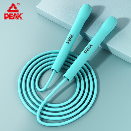 匹克（PEAK）竞速跳绳成人中小学生中考跳绳儿童跳绳手柄防滑舒适2.8米可调节 蓝色