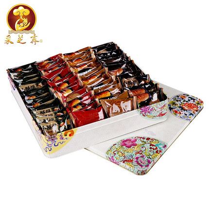 采芝斋采芝斋小酥饼礼盒装1000g 苏式糕点零食桃酥中华老字号