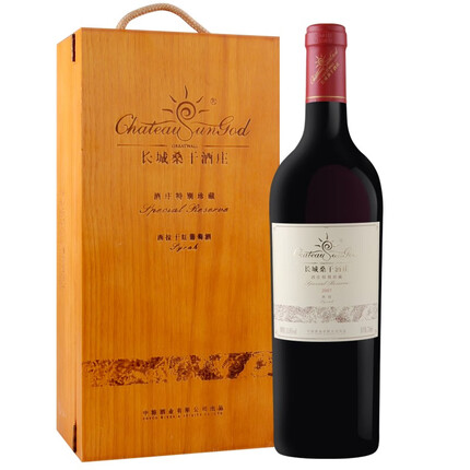 长城桑干酒庄红酒/白葡萄酒 中粮长城葡萄酒 单支礼盒装750ml中秋送礼 特别珍藏西拉干红 2007年份