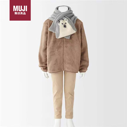 无印良品(MUJI)弹力 围巾 北极熊